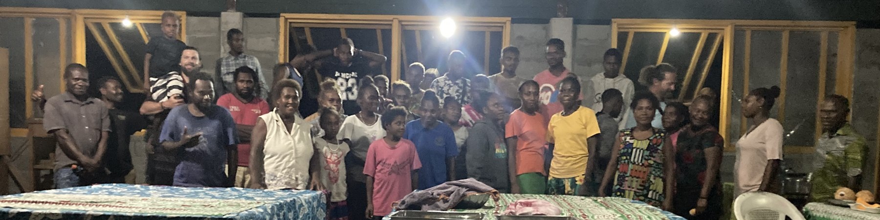 Power United community project in the Solomon Islands
