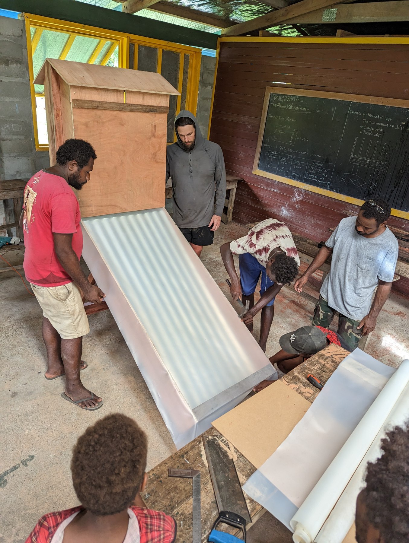 Solar food dehydrator training